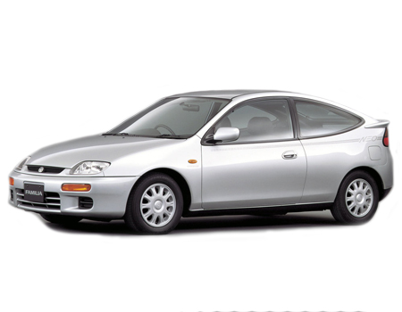 Ева коврики для Mazda Familia (BH) хетчбек 3дв. 1994 - 1996 дорестайл правый руль — familia-bh-3d